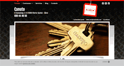 Desktop Screenshot of canuto-cerrajeria.com